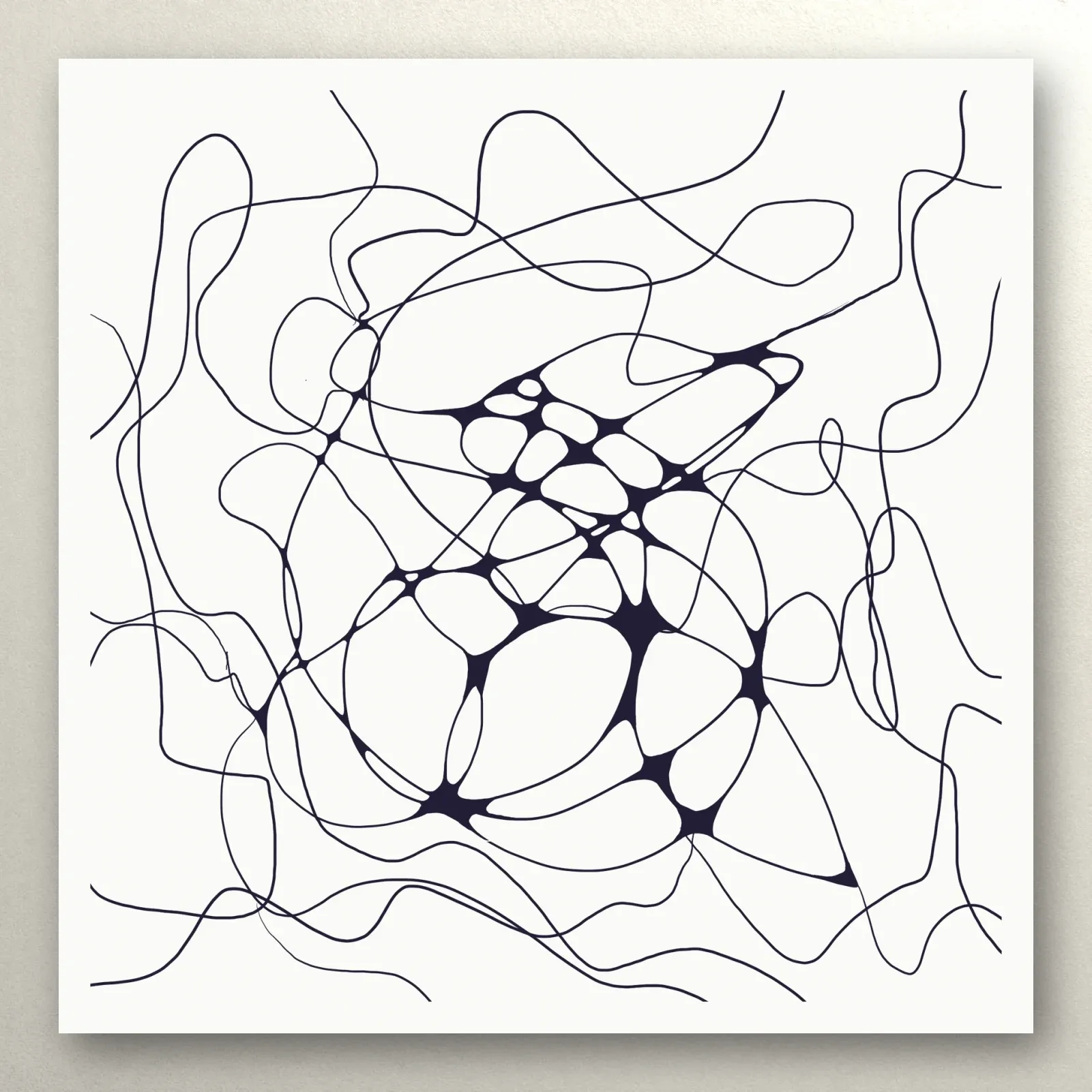Step 4. New neuro lines fill the whole sheet around the tangle